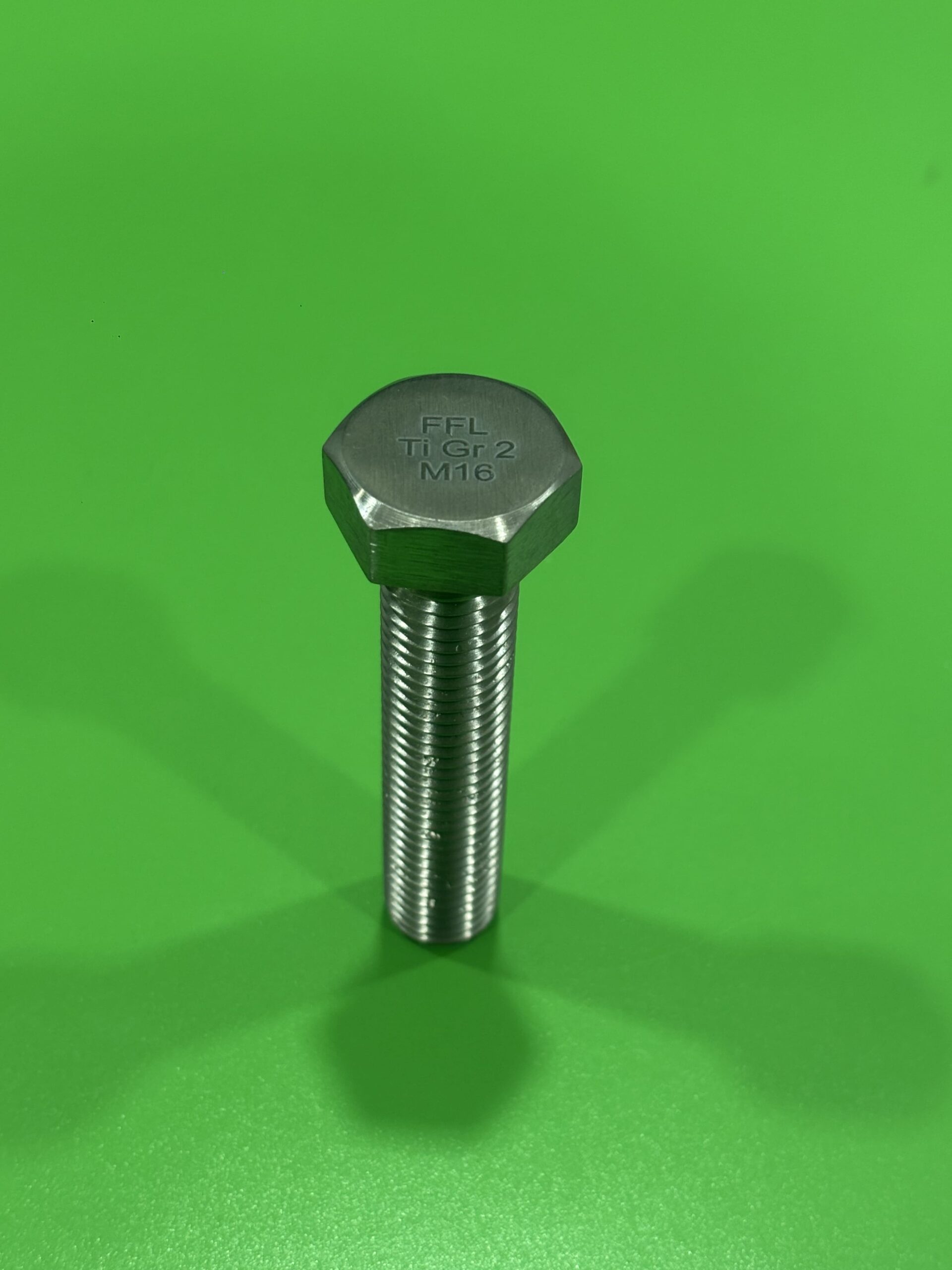 Hex Bolt partial Thread Titanium GR2 M16