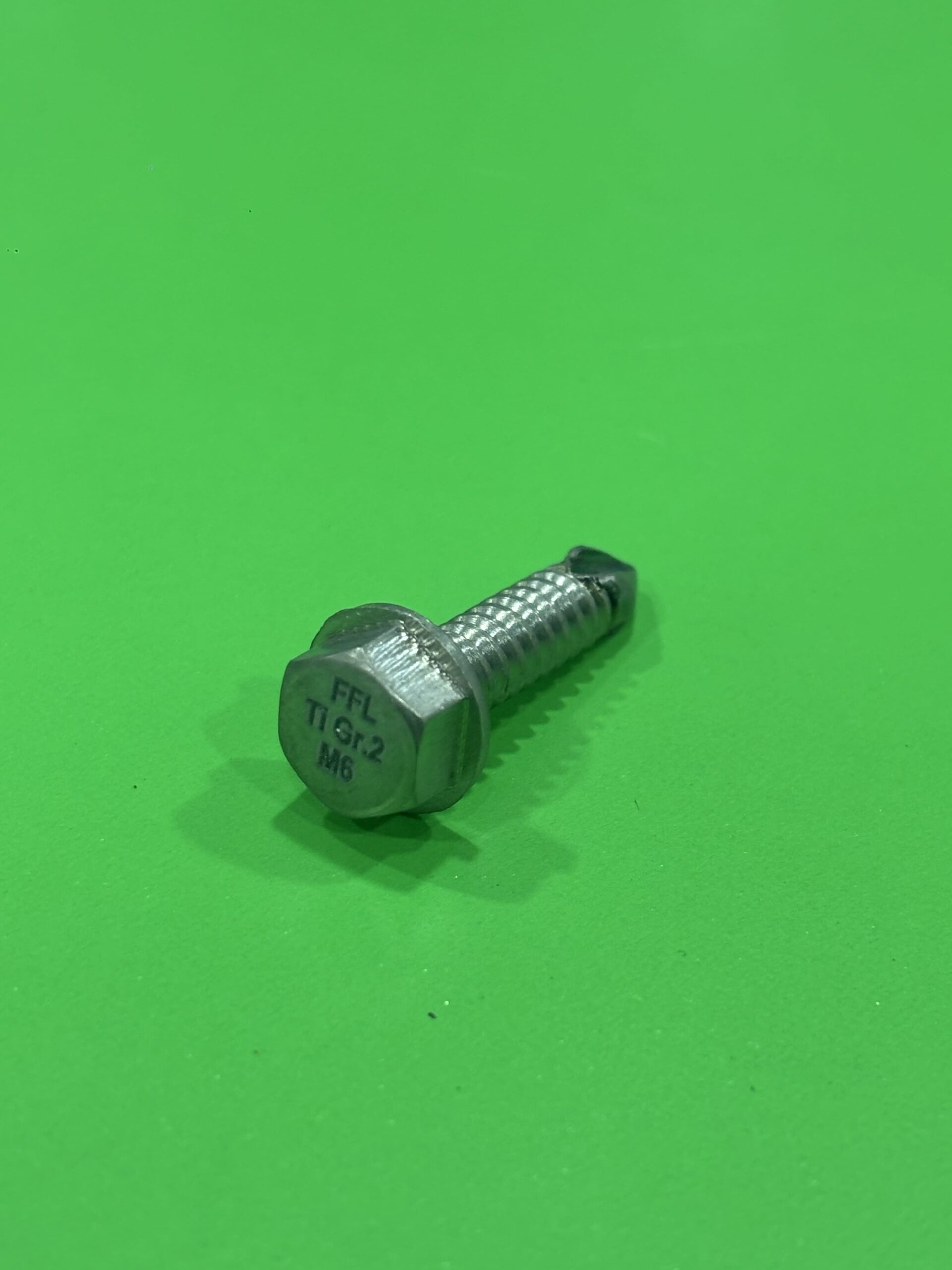 Hex Flange Self Drilling Screw Titanium GR2 M6